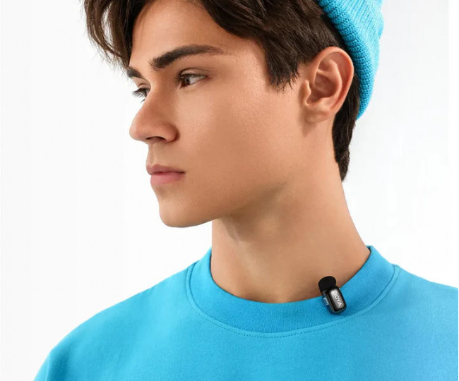 Беспроводная микрофонная система Model: BOYA mini 2-01-Lunar Silver | (USB-C+Lightning) RX + 2 TX + CC